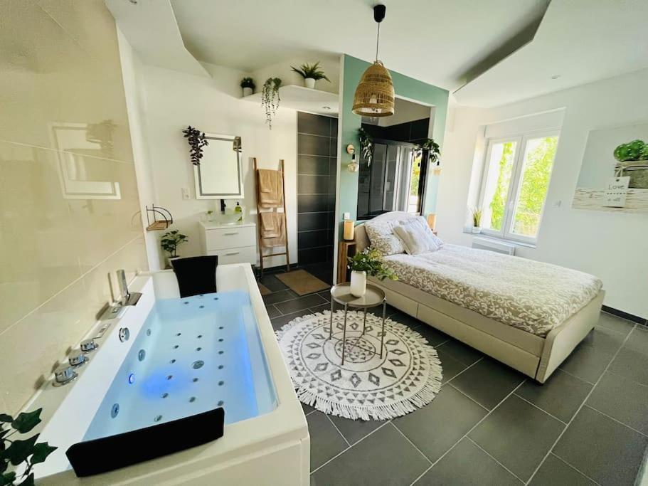 Appartement Glamour Tout Equipe Avec Balneo Et Sauna Nancy Exterior photo